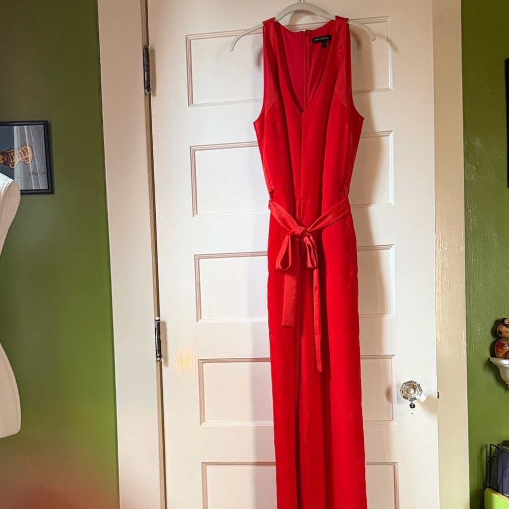 NWOT Elegant Red Banana Republic Sleeveless Jumpsuit